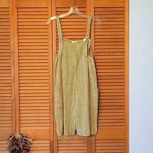 Mustard Striped Romper